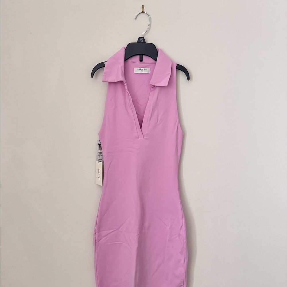 NWT Babaton Polo Dress in Lilac Size XXS